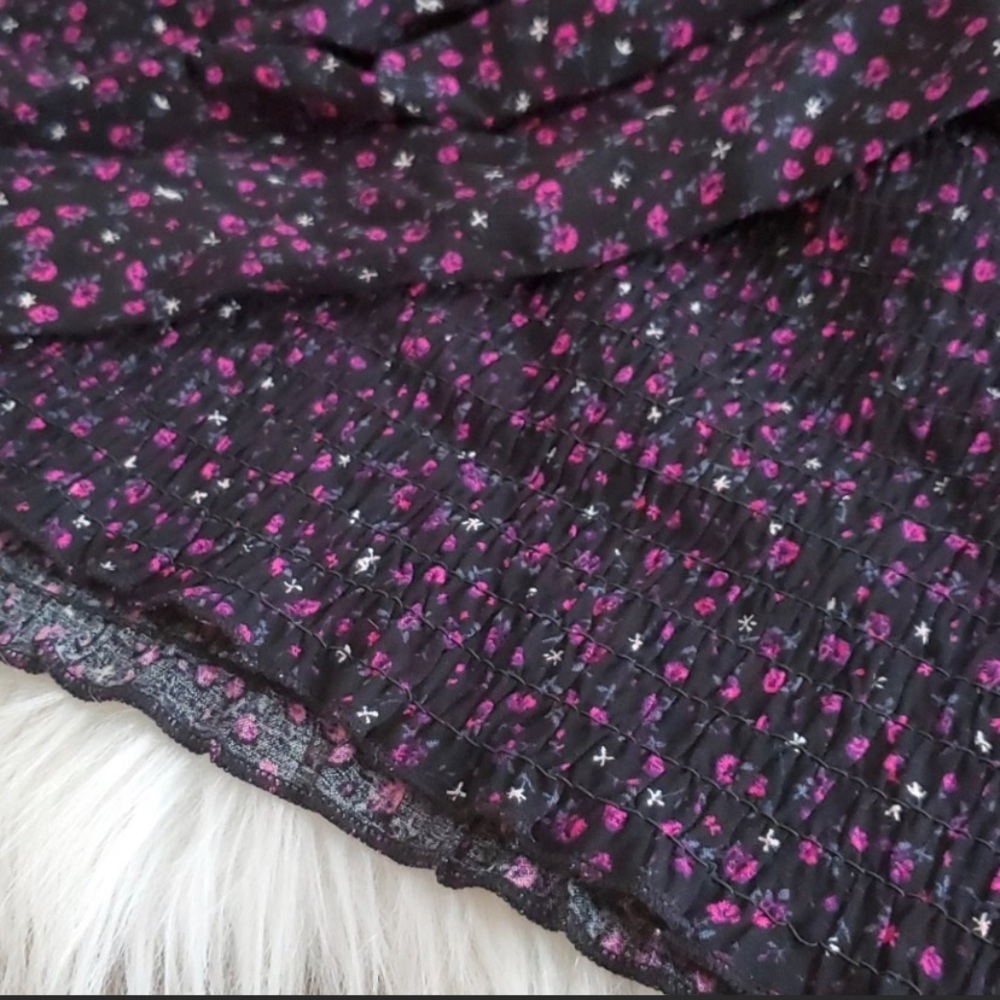 Wild Fable Mock Neck Floral Top - Picture 2 of 8